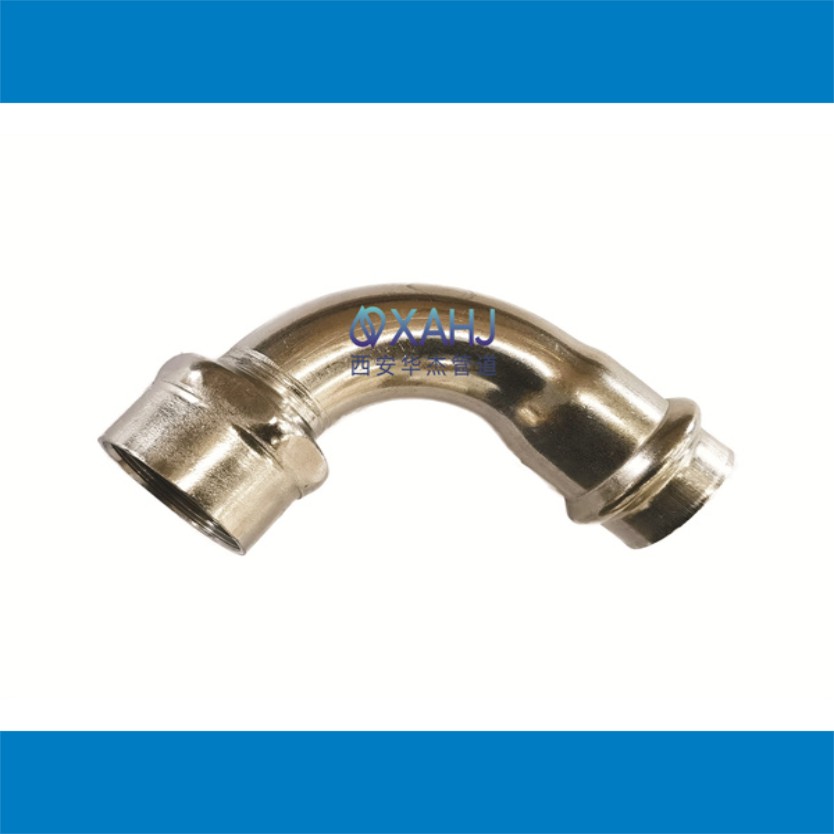 90°內絲彎頭-雙卡壓