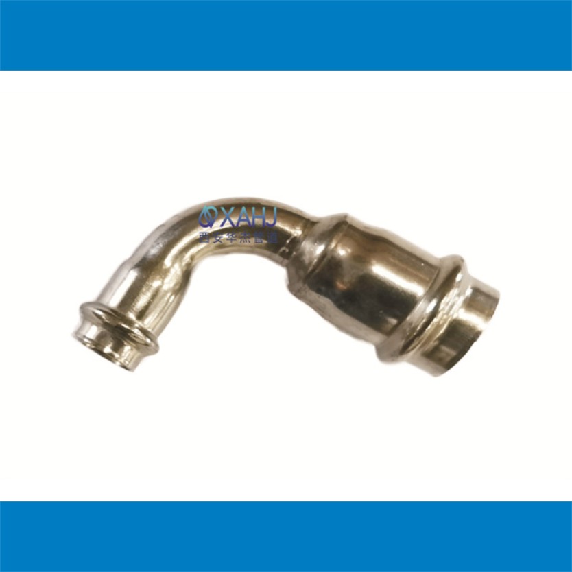 90°異徑彎頭-雙卡壓